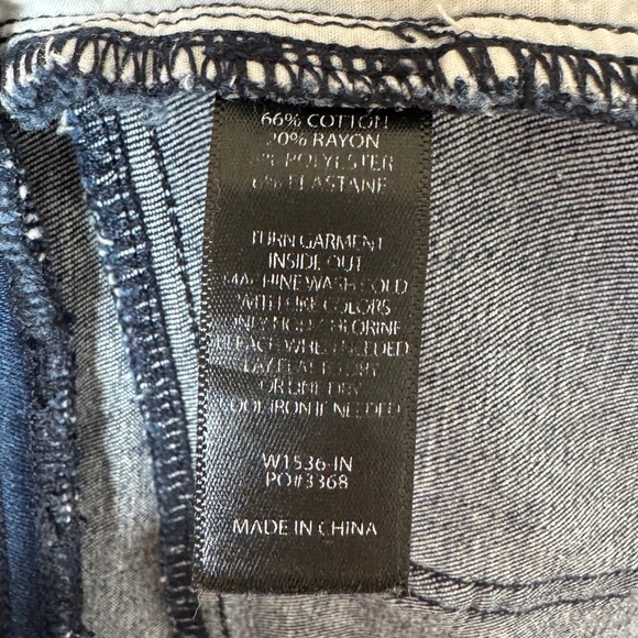 Betabrand Straight Leg Jeans Pant Stretch, Dark Indigo, Size L - Picture 7 of 7